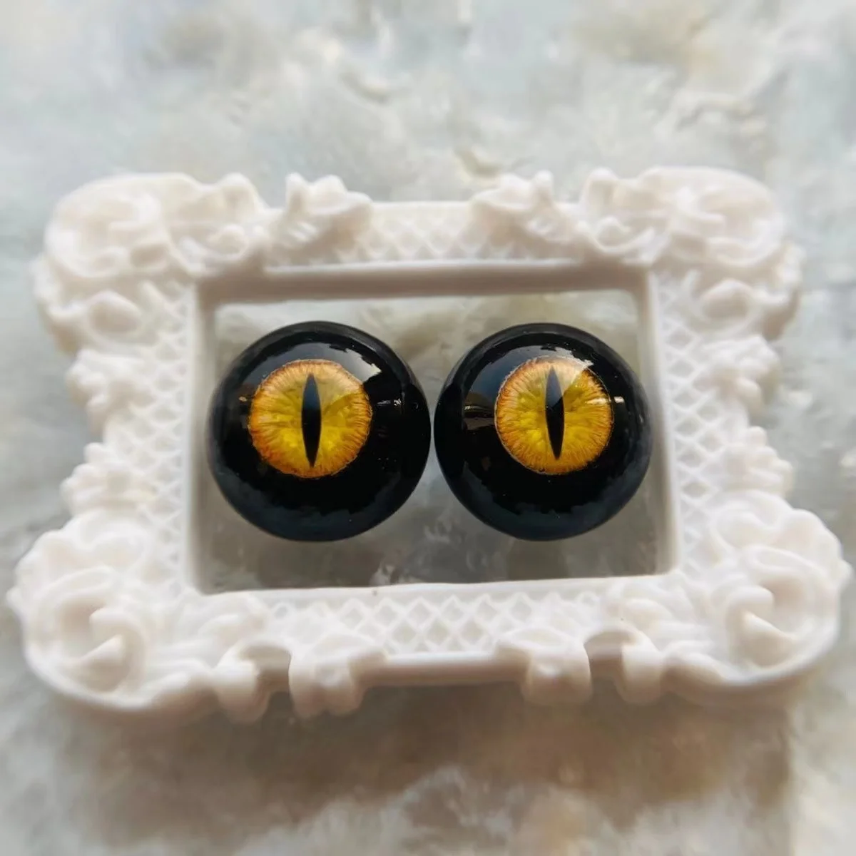 Black OB11 Eyes BJD Resin Eyes Imitation Glass Eyes 1/ 1/4 1/6 1/8 BJD Doll Eyes 1 pair