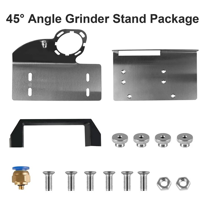 Outil de chanfrein de carrelage à 45 degrés, support de meuleuse d'angle pour 45 °   Coupe de chanfrein de carrelage, pour 100 types de meuleuses angulaires-AT64