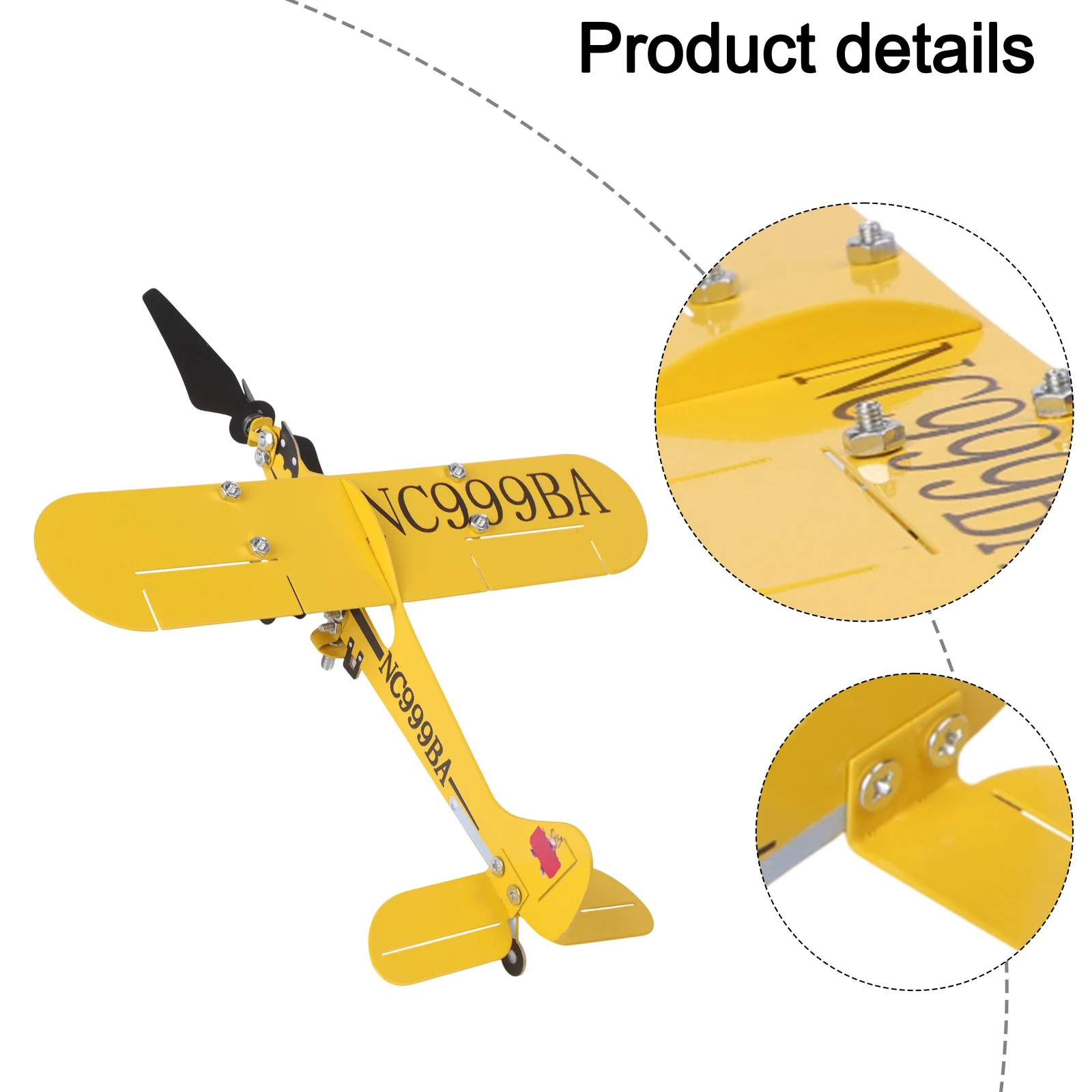 

Сувенир в виде самолета, цельный флюгер в самолете, простая установка, устойчивый к атмосферным воздействиям материал, легкий дизайн