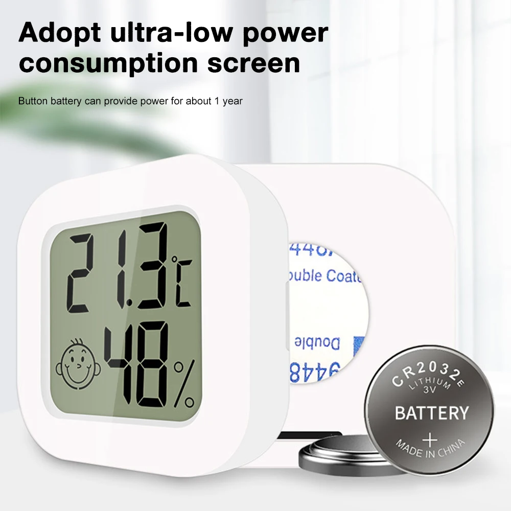 Electronic Thermometer Home Indoor Precise Air Dry Temperature and Humidity Meter ℃/℉ Free Switch Sensor Gauge Weather Station