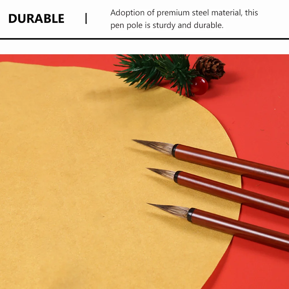 

2Pcs Sturdy Chinese Calligraphy Brush Professional Writing Drawing Sumi-E Painting Pen for Beginners Adults Kids Gifts