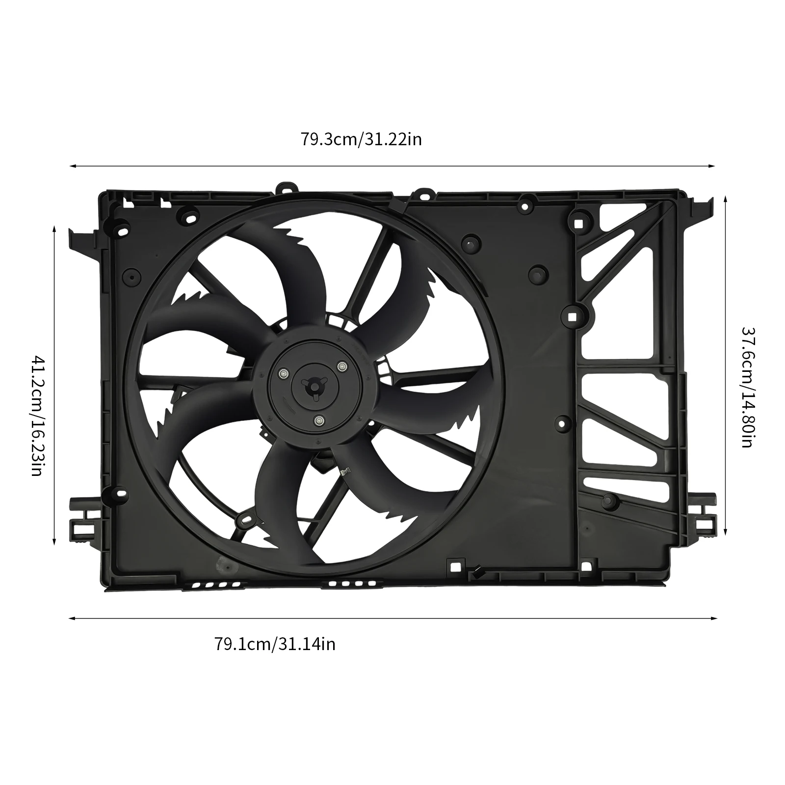 Radiator Cooling Fan Assembly for Toyota Camry 2.5L 2018 2019 2020 1636025010