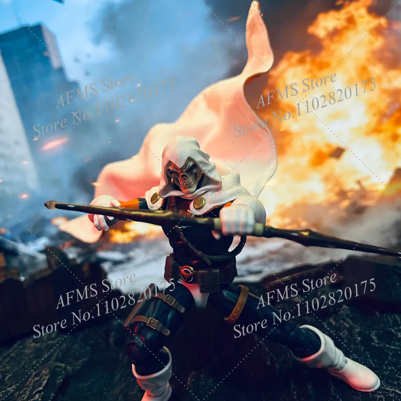 1/12 Scale Collectible Figure Villain Taskmaster Combat Cloak With Iron Wire 6Inch ML Men Soldier Action Figure Body view 4