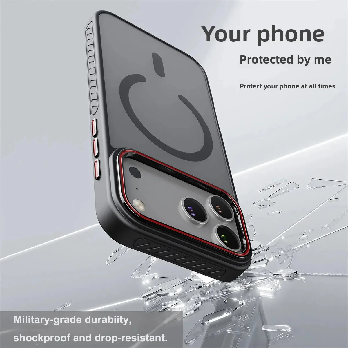 Custodia magnetica trasparente opaca di lusso per iPhone 17 16 15 14 13 Pro Max Plus 17Air Magsafe Custodia protettiva per ricarica wireless
