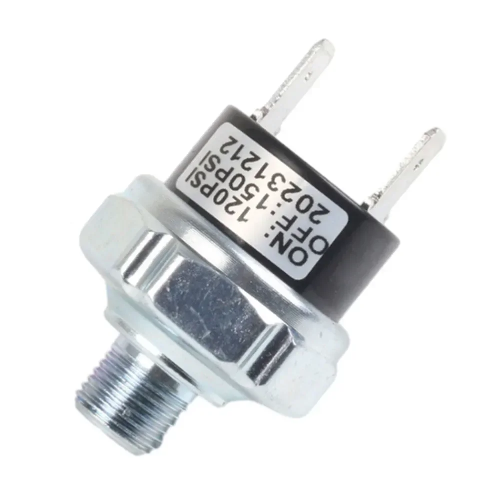 Heavy Duty Air Compressor Pressure Switch Adjustable 120 150 PSI 1/4NPT 1/8NPT Thread Long Lasting Performance