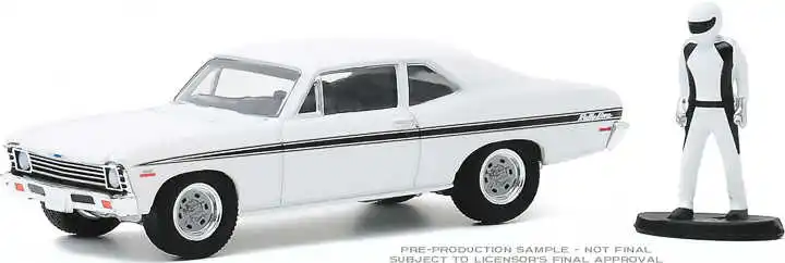 

1:64 1972 Rally Nova с водителями гоночного автомобиля, высокая имитация литья под давлением автомобиля, модель из металлического сплава, украшение автомобиля, коллекция подарков