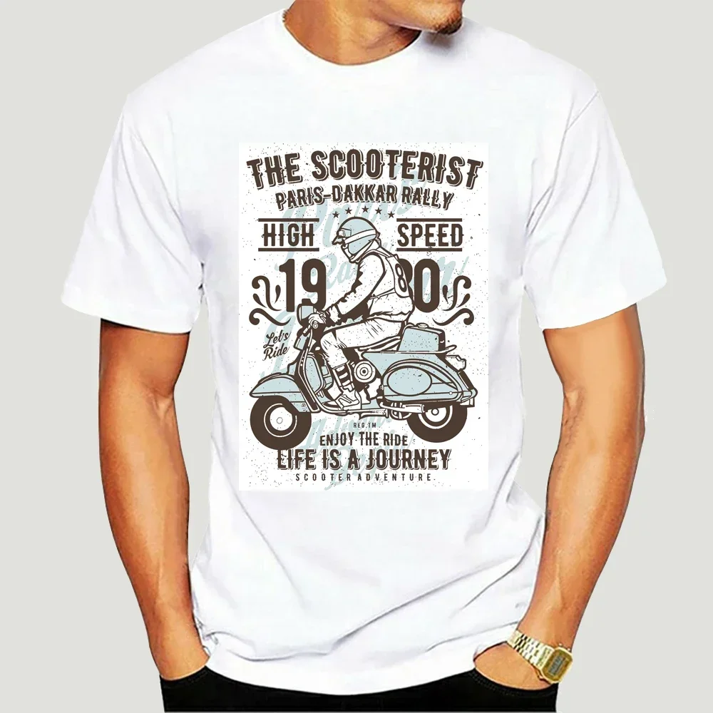 Sizes S-4XL  Shirt T Scooter Mod Mens Ska Vespa Lambretta S M Classic Tee summer tops men colthes