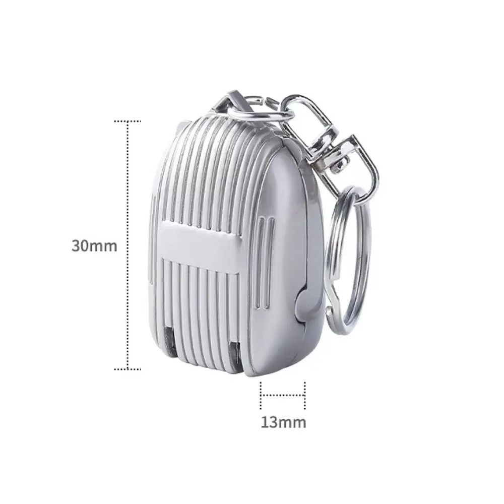 크리 에이 티브 스테인레스 스틸 미니 손톱깎이 절묘한 휴대용 접이식 손톱깎이 키 액세서리 매니큐어 도구