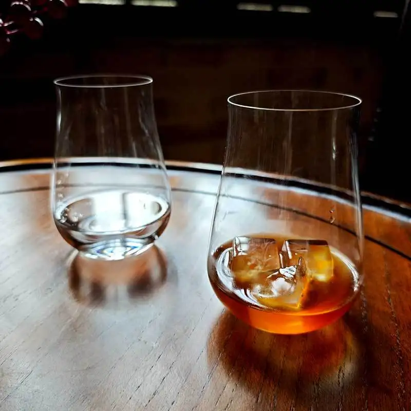 Ultra-Thin Whiskey Tasting Nosing Glass, Bar Specialty Cocktail Collins Glass, Multipurpose Tumbler for Mixed Drinks, Beverage