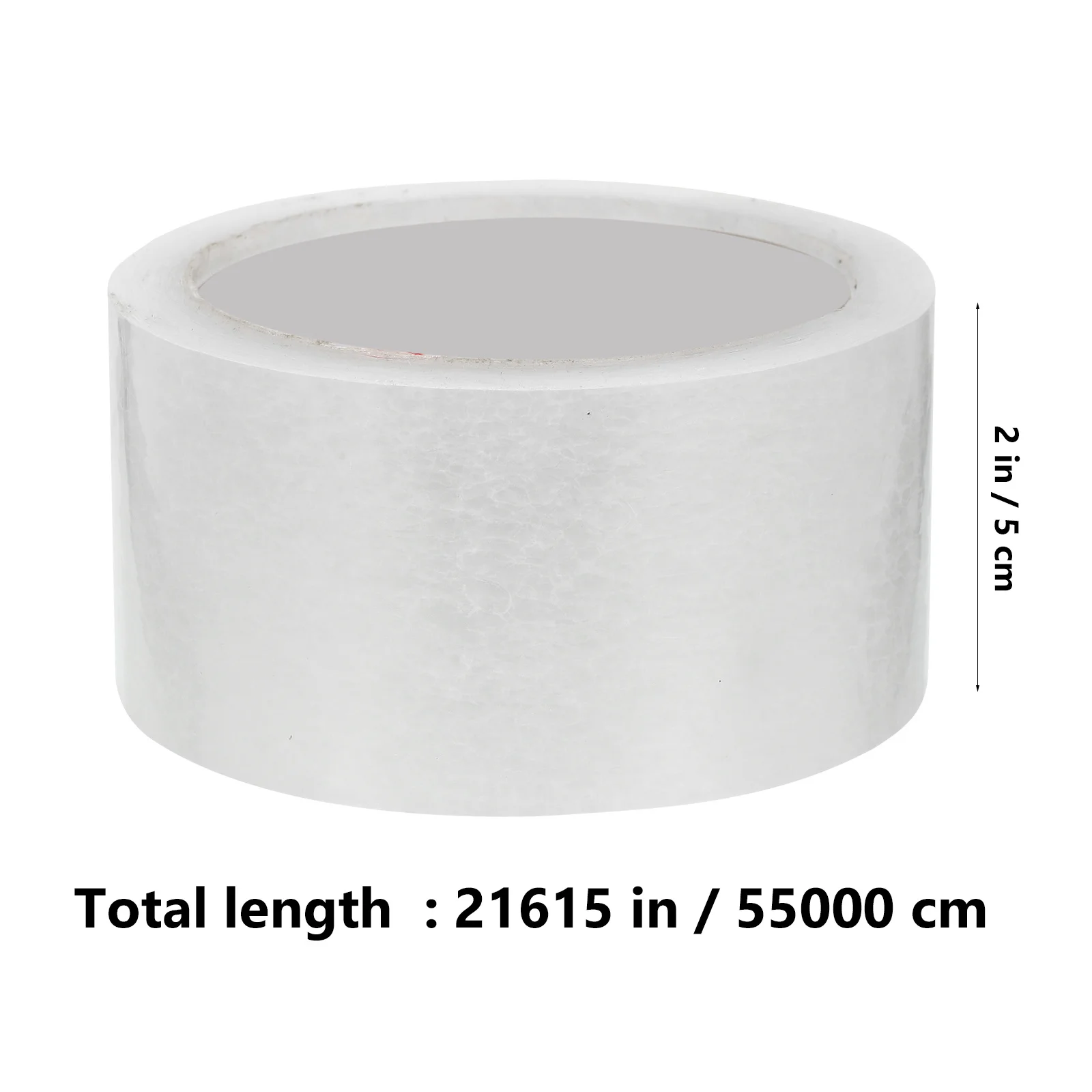 Fita de vedação 4 rolos de material bopp transparente, alta resistência, fácil de usar para embalagem de caixa e caixa, fita de vedação de caixa