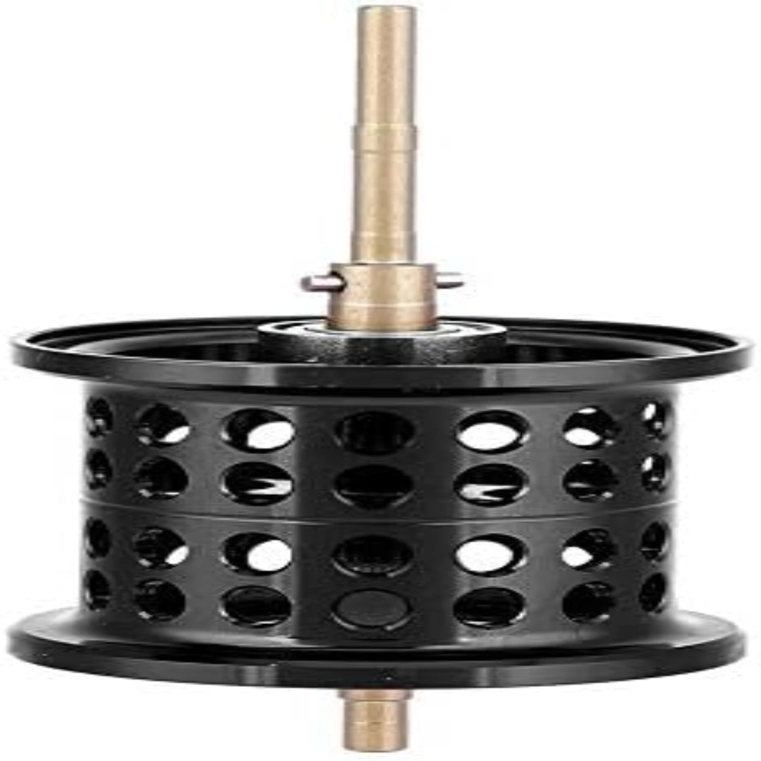 Black Aluminum Fishing Round Bearing Reel Spool for PMAX3/BMAX3/SMAX3 Casting Reels - High-Quality Fishing Tools and Accessories