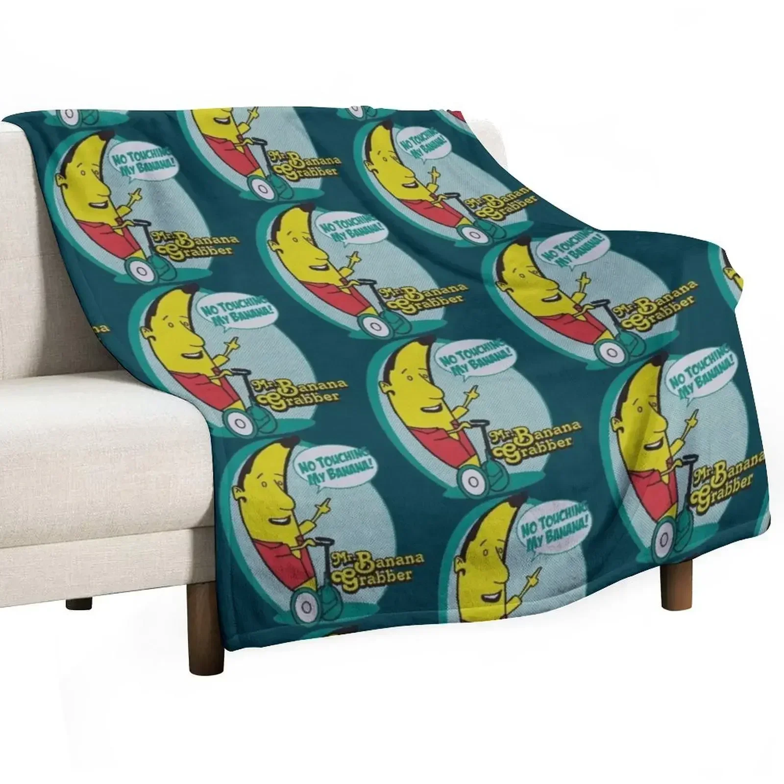 Mr. Bananagrabber - Arrested Development Throw Blanket Bed Quilt Luxury Brand Soft Beds Retros Soft Plaid Blankets