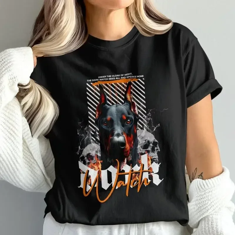Doberman Watch Dog T Shirt Fierce Art Unique Lover