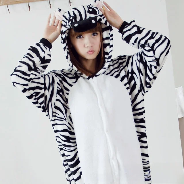 Zebra Streep Ouder-kind Bijpassende Halloween Par Onesie Game orm Kostuum Prestatiepak Cartoon Dierenoutfit