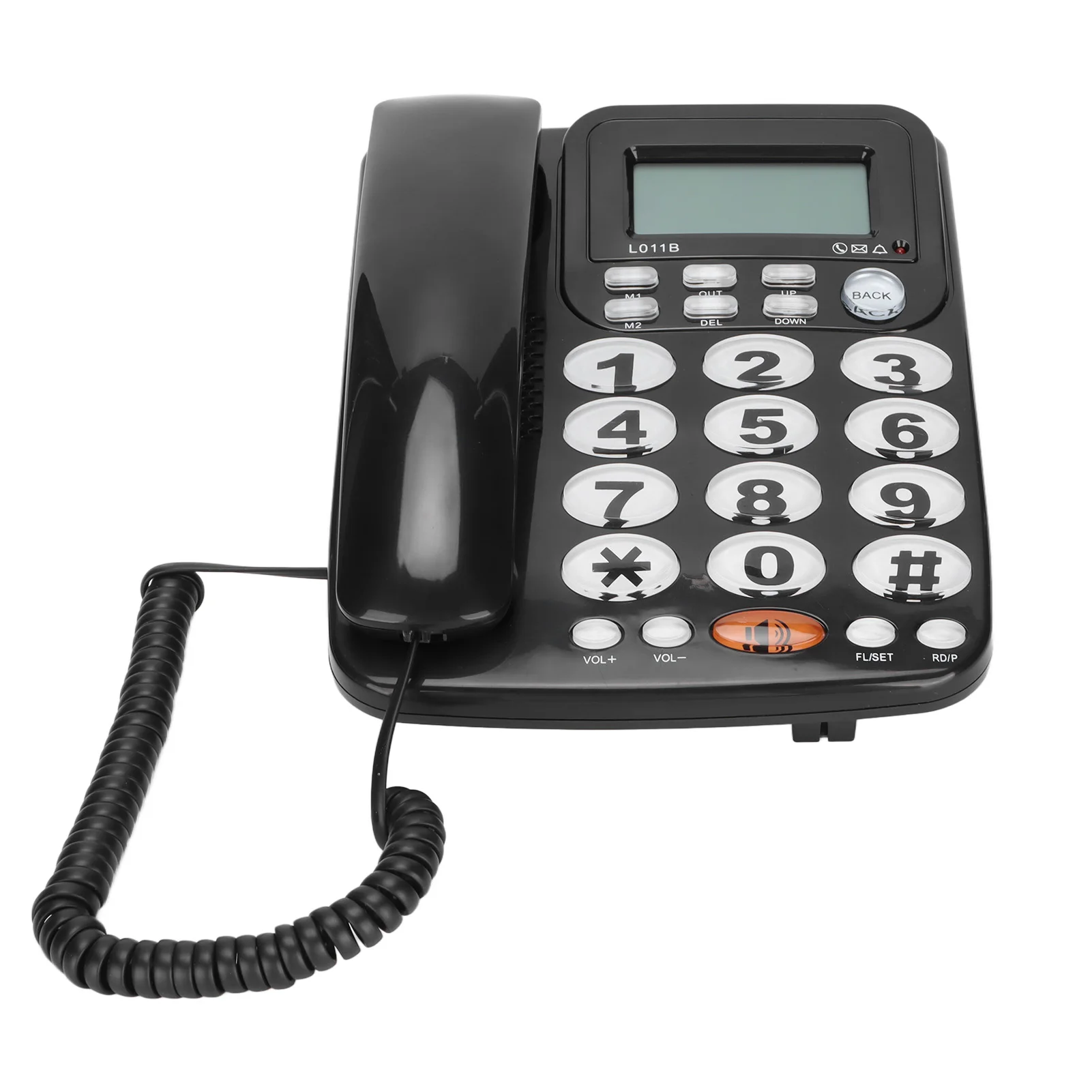 Desktop Corded Telephone with Caller ID Hands Free Call Volume Adjustment Function Landline Phone for Home Hotel Office