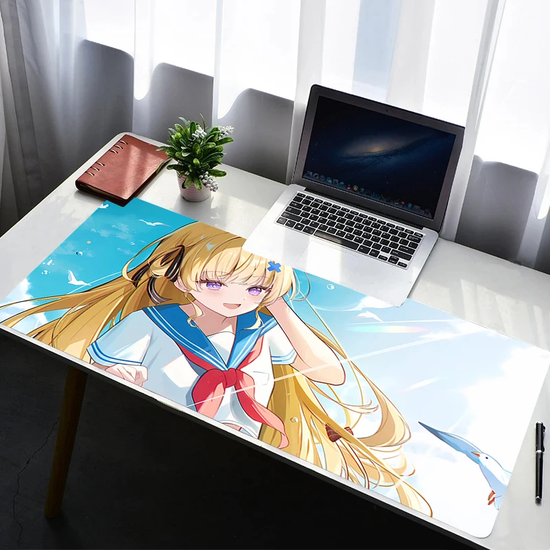 

Mouse Pad Laptop Rubber Wuthering Waves Phoebe Extended Desktop Mat Computer Gamer Mousepad PC Gaming Accessories Keyboard Pad