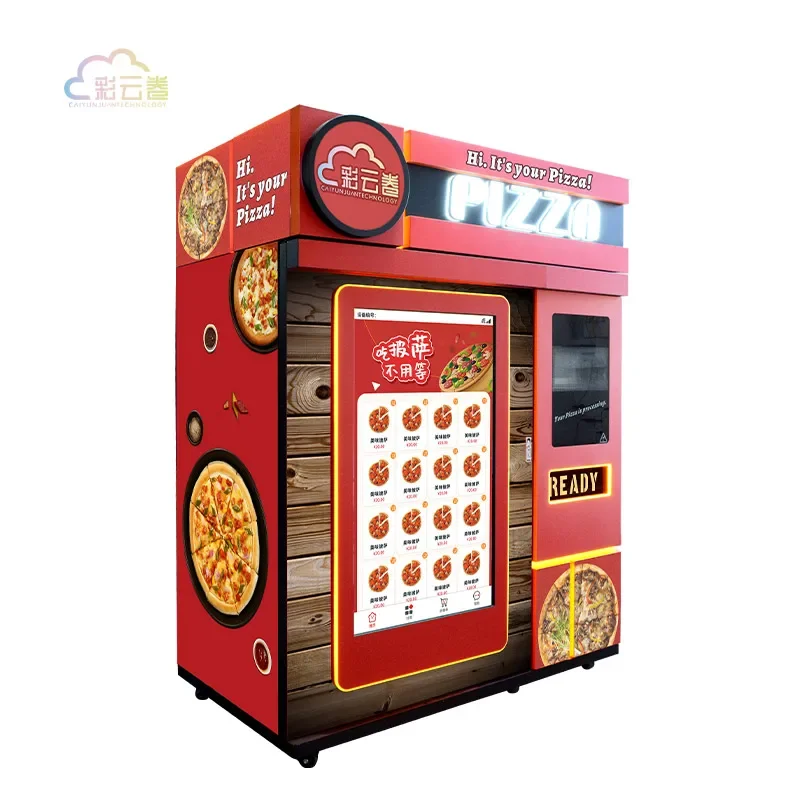 YG Customized Fully Automated Hot Pizza Vending Machine Fully Automatic Sale For Pizza