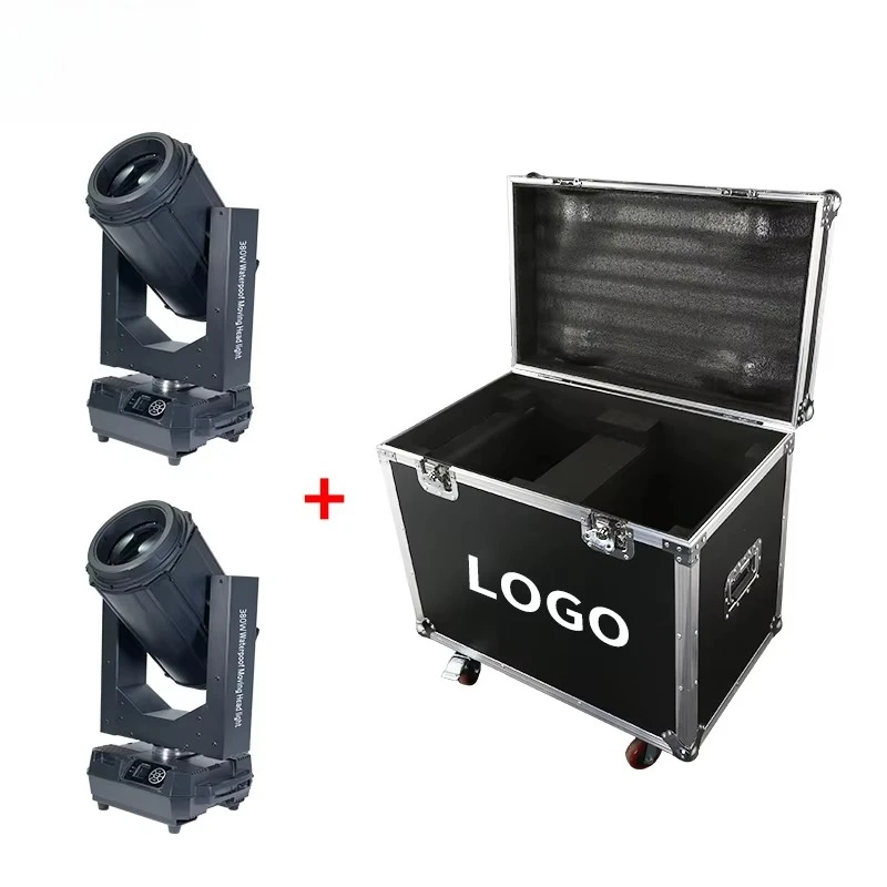 2 шт. уличный IP65 350 Вт 380 Вт DMX луч 350 380 подвижная налобная лампа водонепроницаемый сценический светильник с кейсом для полета