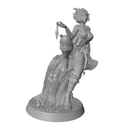 Figura coleccionable de anime NSFW 3D gris para gatos y perros