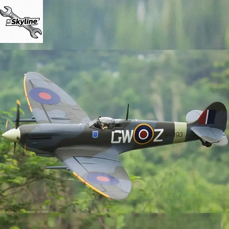 RC Plane 1.6 m1600mm Wingspan Spitfire  World War II Aircraft RC model Airplane PNP with Retractable Landing Gear view 3