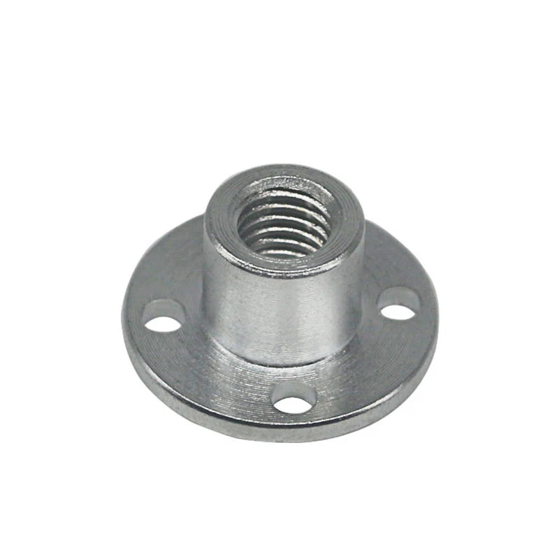 Flange do motor de engrenagem dc m6/m8 rosca ortodôntica/rosca negativa m8 adequada para eixo rosqueado correspondente porca eixo rosqueado