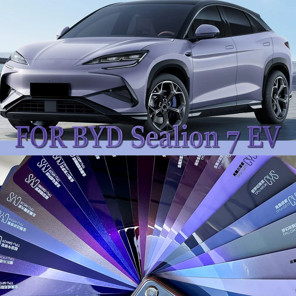 

Pre-cut Car Paint Protection Film TPU Anti-scratch Body Sticker Repair Bra Kit Transparent 8.5mil For BYD Sealion 7 EV 2024 2025