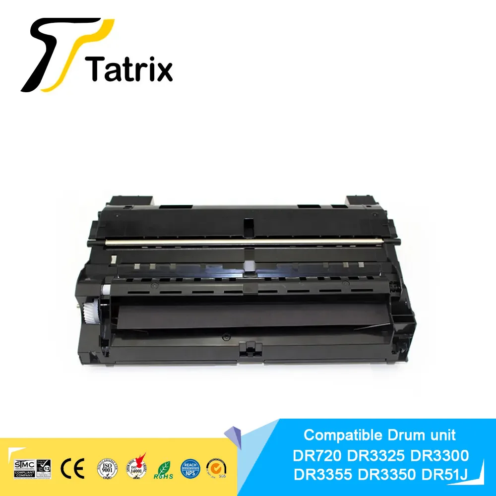 Tatrix DR720 DR3325 DR3300 DR3355 DR3350 DR51J Compatible Laser Black Toner Drum Unit for Brother HL5440D/5445D/5450DN Printer