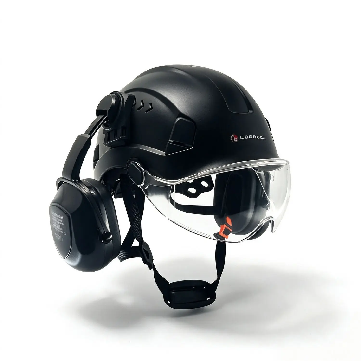 LOEBUCK Ultra-light American Protective Helmet Breathable Soundproof Earmuffs Goggles,Climbing Work Protective Cap