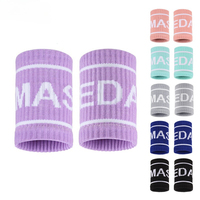1 Pair Elastic Sport Wristband Basketball Volleyball Wrist Guard Golf Tennis Sweatband Wrist Band Fashion Colorful Wrist Support