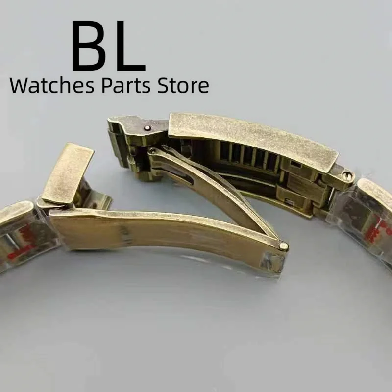 BLIGER 20mm/21mm Brused Watch Band Bronze 904L Stainless Steel Oysters/Jubilee Bracelet With Glide Clasp For 40mm41mm43mm Case