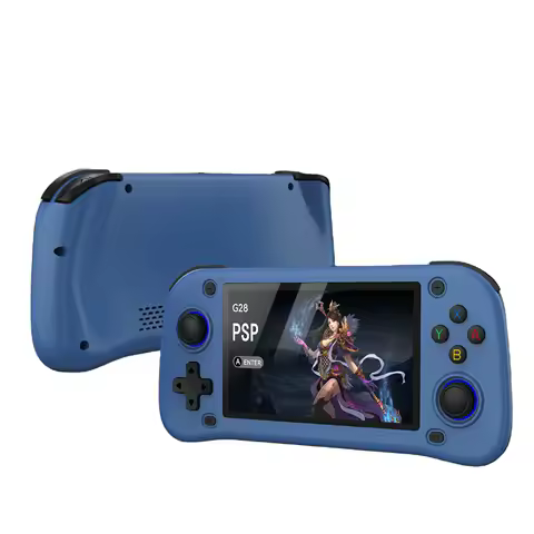 G28 Handheld Game Console 4.3inch HD Screen 3D Rocker Linux 64GB Retro Classic PS1 SFC Players Video Game Consoles PSP Player