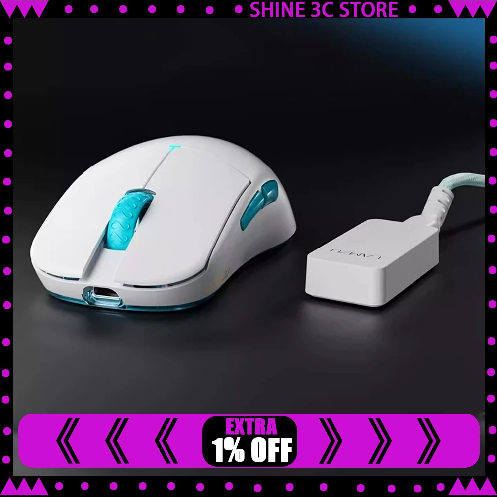 

LAMZU ATLANTIS Mini Pro Wireless Mouse 3395 Sensor Nordic52840 4K 8K FPS Gaming Mouse Lightweight PC Gmaer Accessories Gifts
