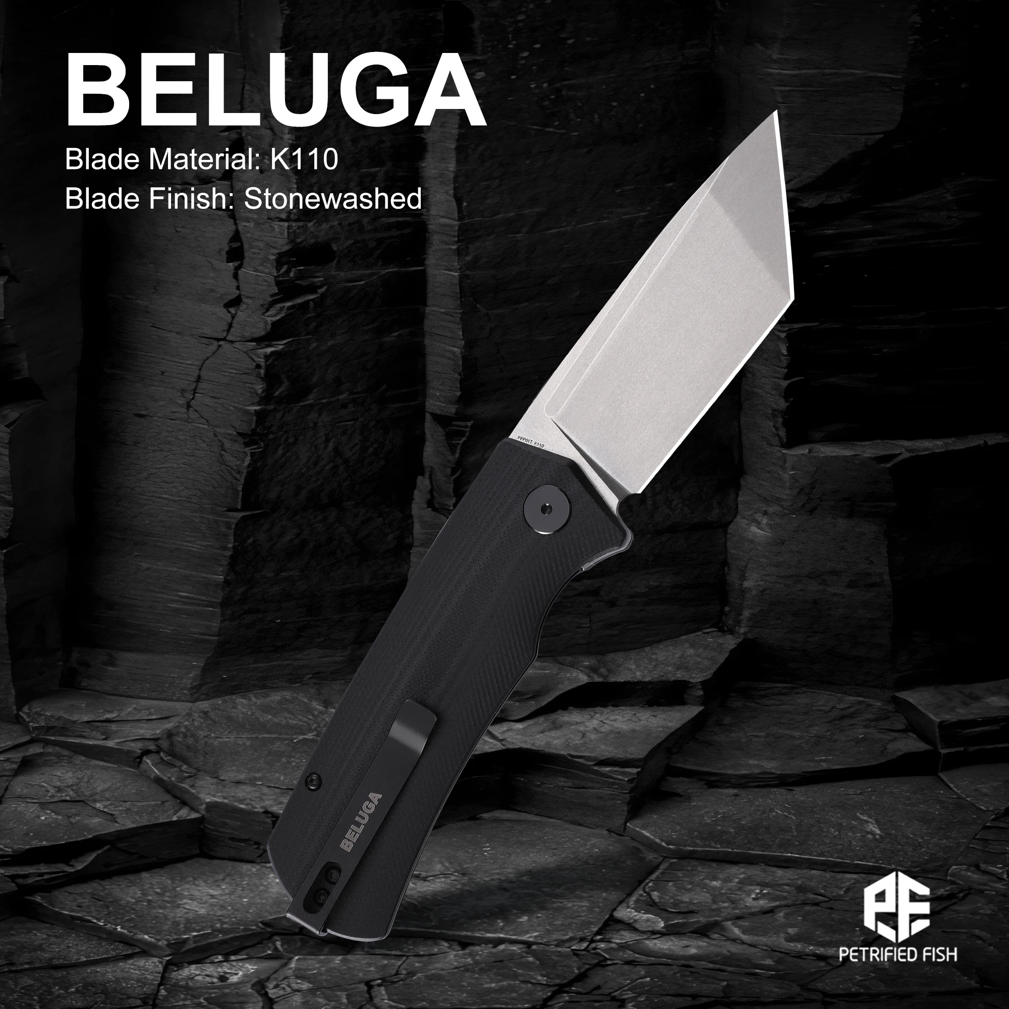 

Складной нож Petrified Fish PFP01T, карманный нож с лезвием из стали K110, многофункциональный инструмент для рыбалки, кемпинга, резки, EDC, ручной инструмент