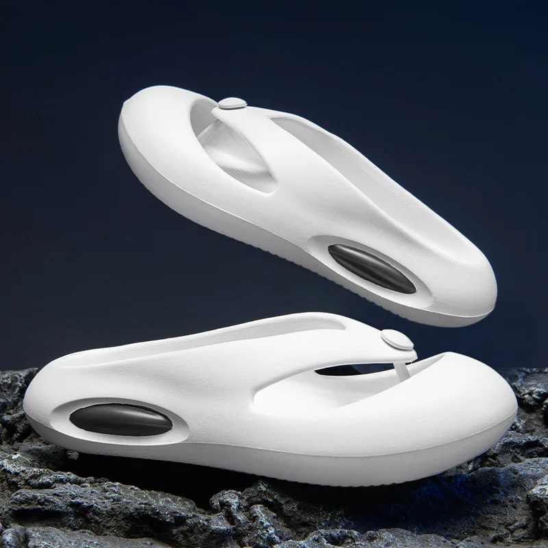 

Летние новые модные шлепанцы в корейском стиле, парные, больших размеров, повседневные, трендовые, мужские пляжные туфли