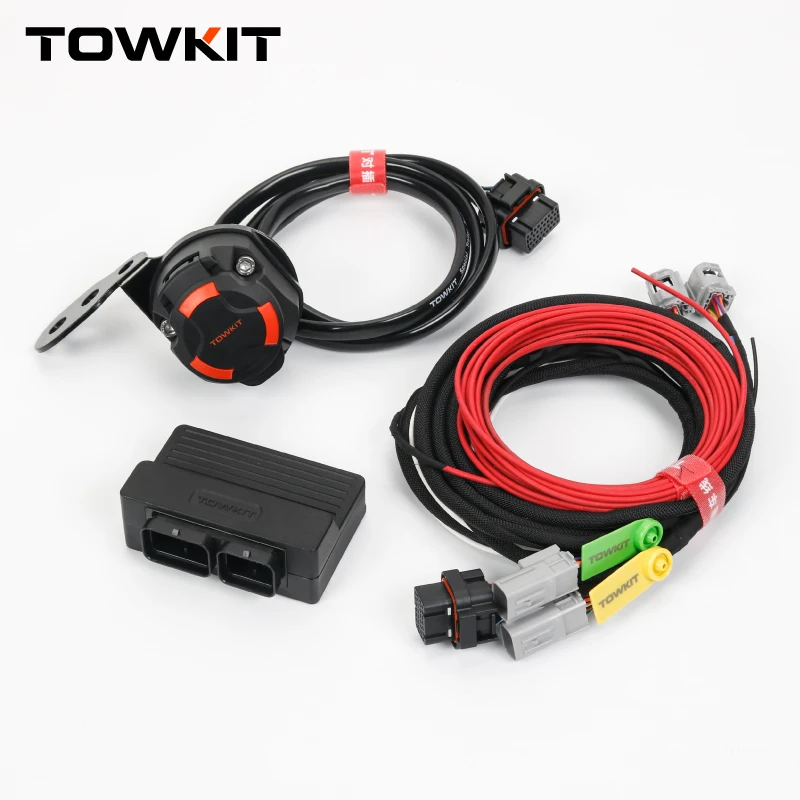 For TOYOTA Land Cruiser LC300 Trailer Wiring Harness Kit Eur 13/7 pin trailer RV tail light signal Australia 12/7 pin