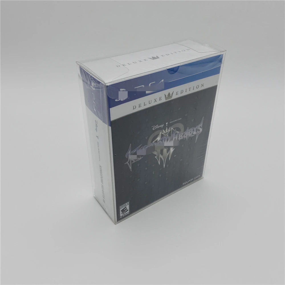 Collection Display Box For Kingdom Hearts/Sony PlayStation 4/PS4 Game Storage Transparent Boxes TEP Shell Clear Collect Case