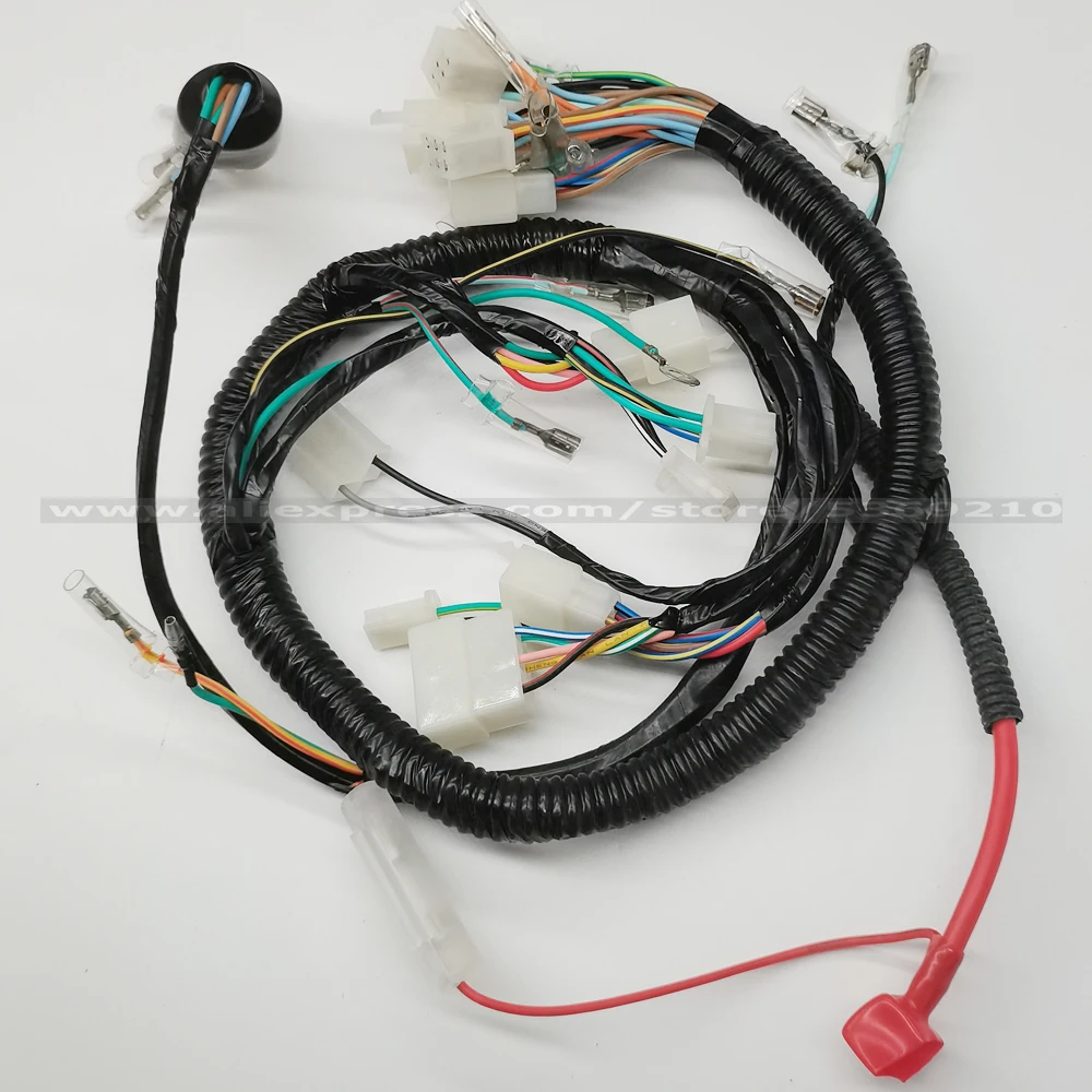 Motorcycle Electric Full Assembly Spare Parts Entire Vehile Cable Wire Line For Honda 125cc CG 125 CG125 ZJ125