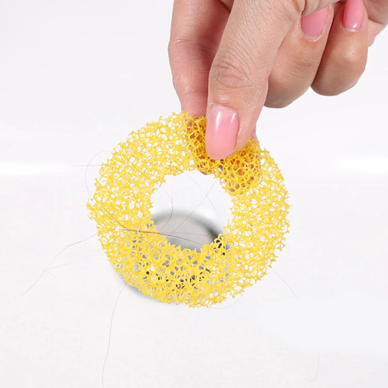 Drain Strainer Sink Hair Filter Sponge Washbasin Anti-blocker Tub Drainer Protector Strainer Plug For Kitchen Bathroom Supplies