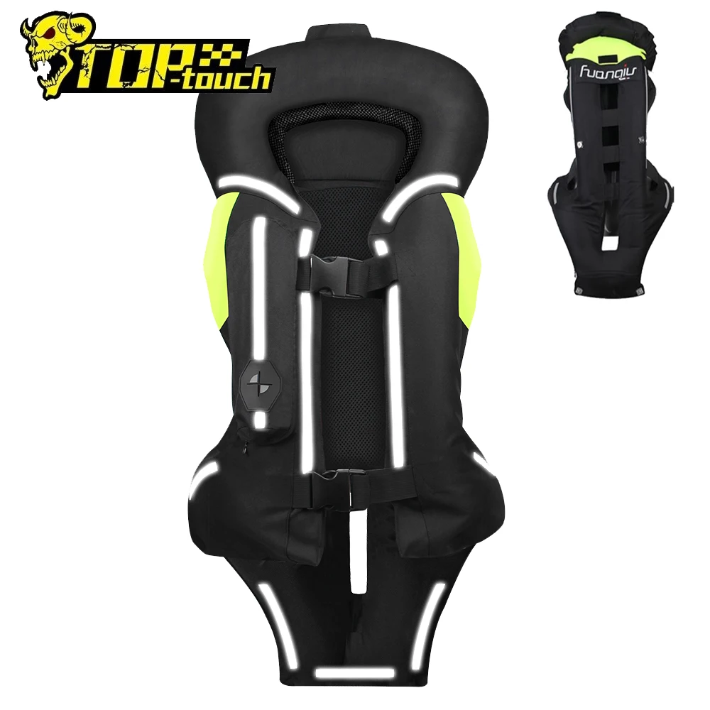 Reflective Vest Safety Airbag Women Men Motorcycle Jacket Motorcycle Riding Air Bag Moto Vest Motocross Chaleco Reflectante Vest