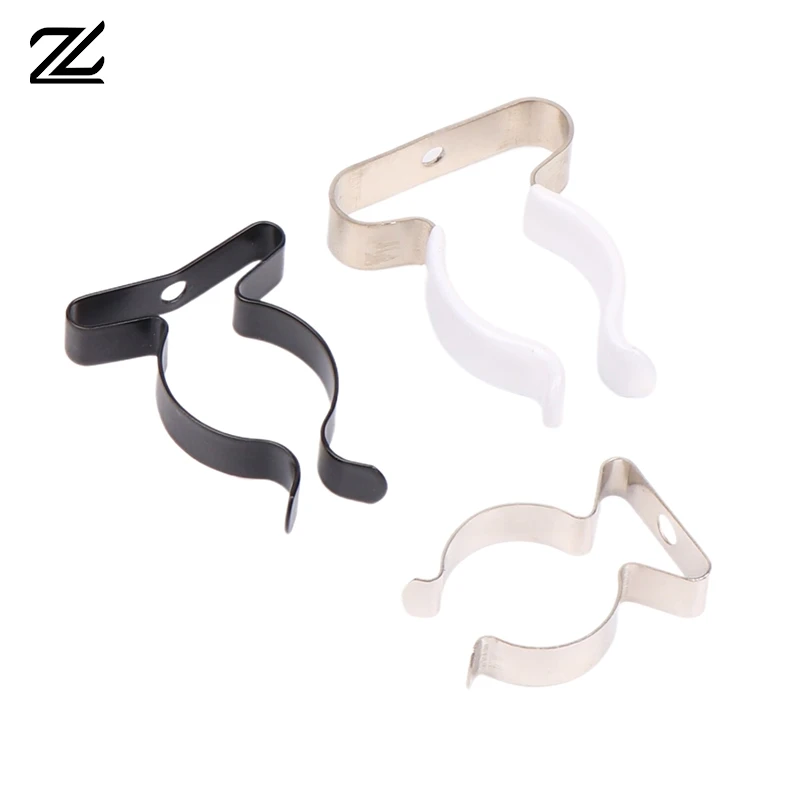 1pcs Spring Terry Clips Clamp Pipes Base Tool Clips Heavy Duty Pipes Clamp Holders Tube Fixing Clips