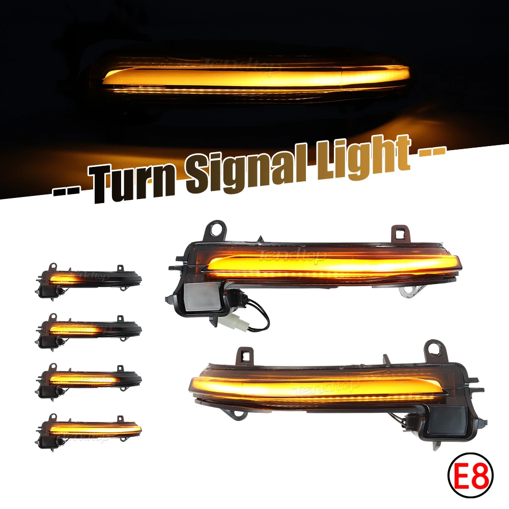 For BMW X1 F48 2016-2018 2 Series F45 F46 X2 F39 Dynamic Blinker LED Turn Signal Sequential Flashing Light Side Marker Lamp