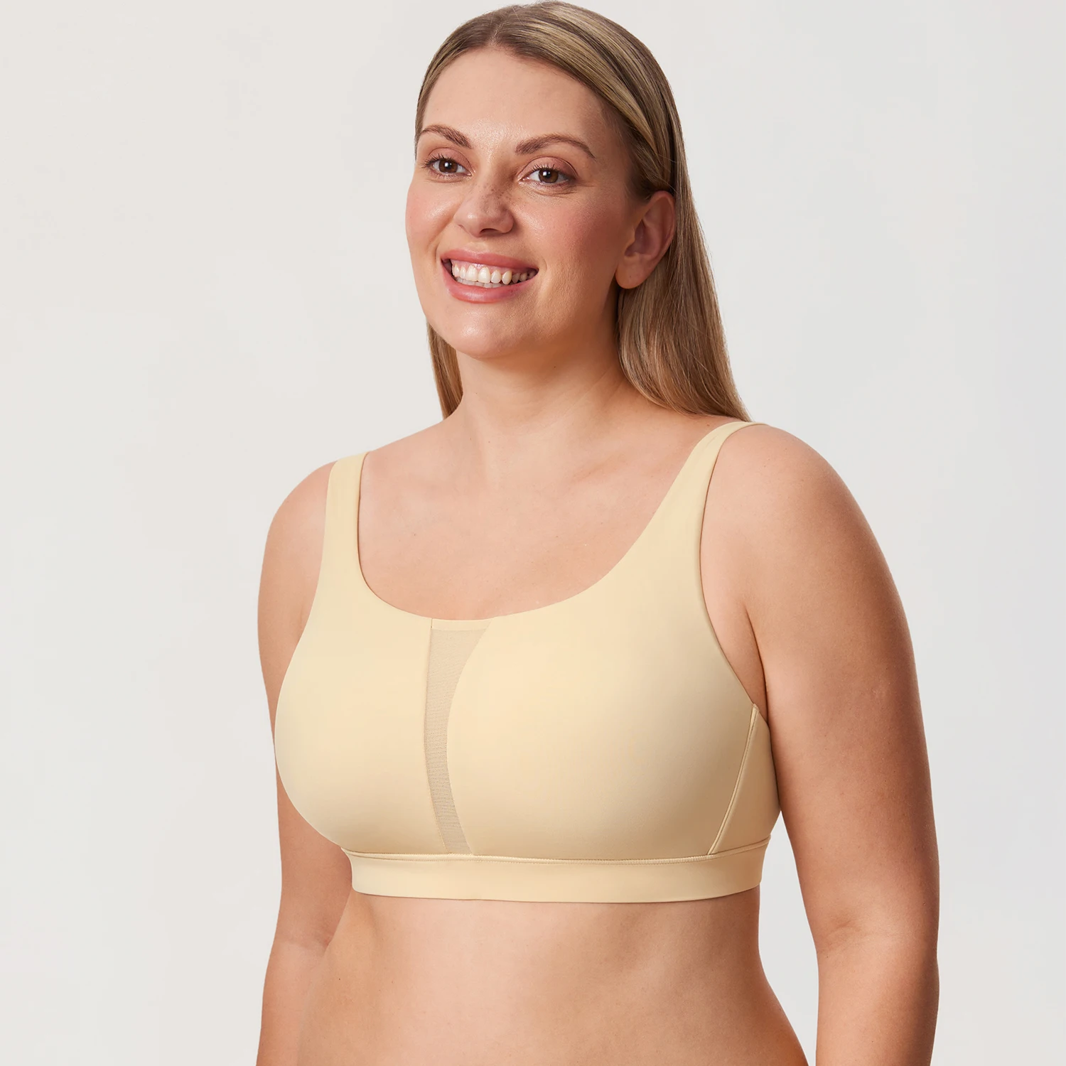 Women's Seamless Bras Full Coverage Plus Size No Underwire Lightly Lined Bra