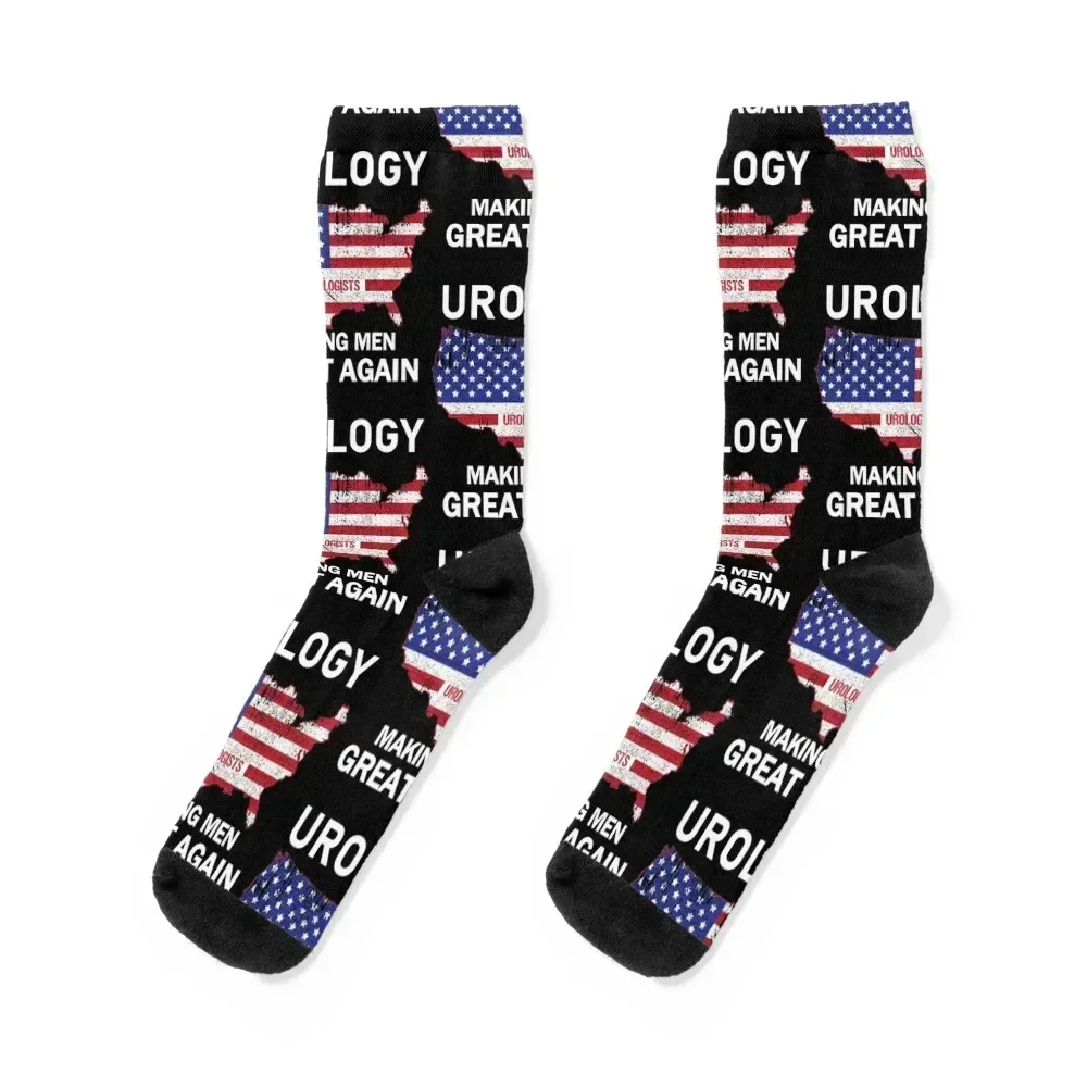 Urology Making Men Great Again Urologists USA Flag Gift Ideas for Urologist Professionals Urology Doctors Nurses Teachers Socks