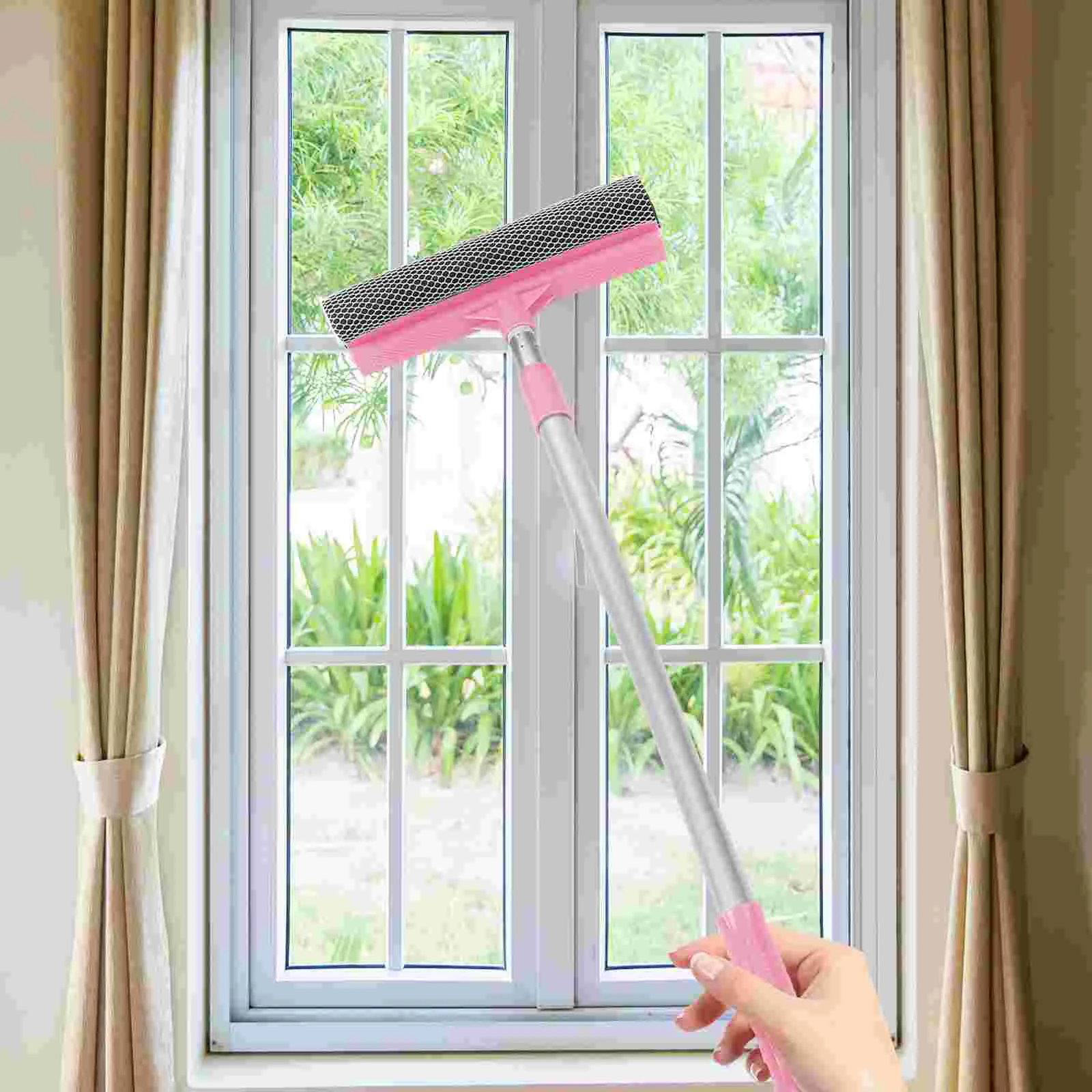 

Sponge Mirror Washing Wiper Wipers Detergent Glass Brush Window Cleaning Plastic Cleaner for Double-sided Windows Car