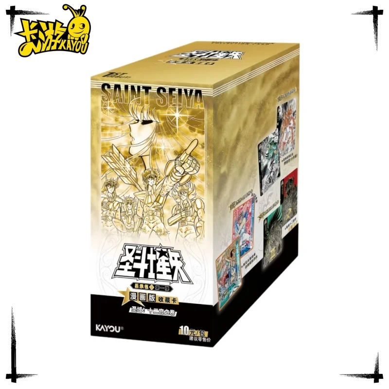 Nouvelle boîte de cartes Kayou Saint Seiya Cloth Awakening Edition Manga, cartes à collectionner Star Pack, collection de cartes rares d'anime japonais