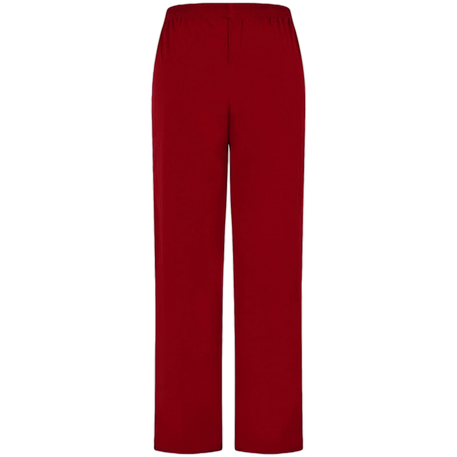 Pantalon Long pour femmes, 1 pièce, gommage, décontracté, large, taille élastique, médecin, hôpital, léger, ajustement, bas de travail Long