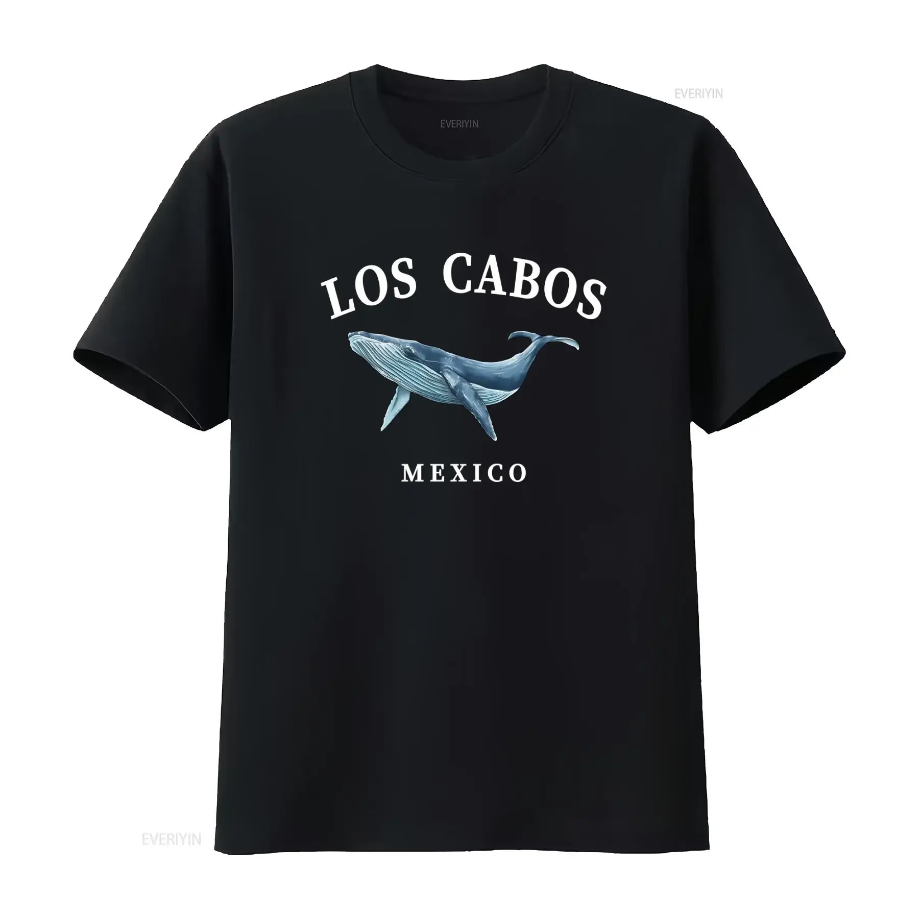 Los Cabos Mexico Beach T Shirt Cabo San Lucas Whale Souvenir  vintage Washed designer clothes Stylish Soft Stretched Versatile