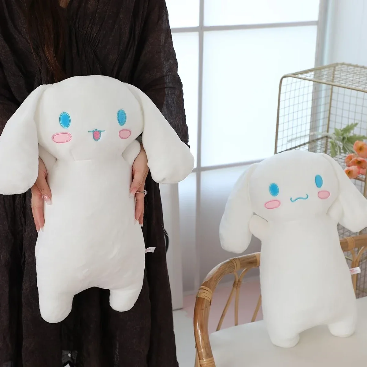 

60 см мультфильм Cinnamoroll плюшевые игрушки удобная декоративная подушка мягкая аниме японский стиль белая собака плюшевая игрушка домашний декор рождественский подарок