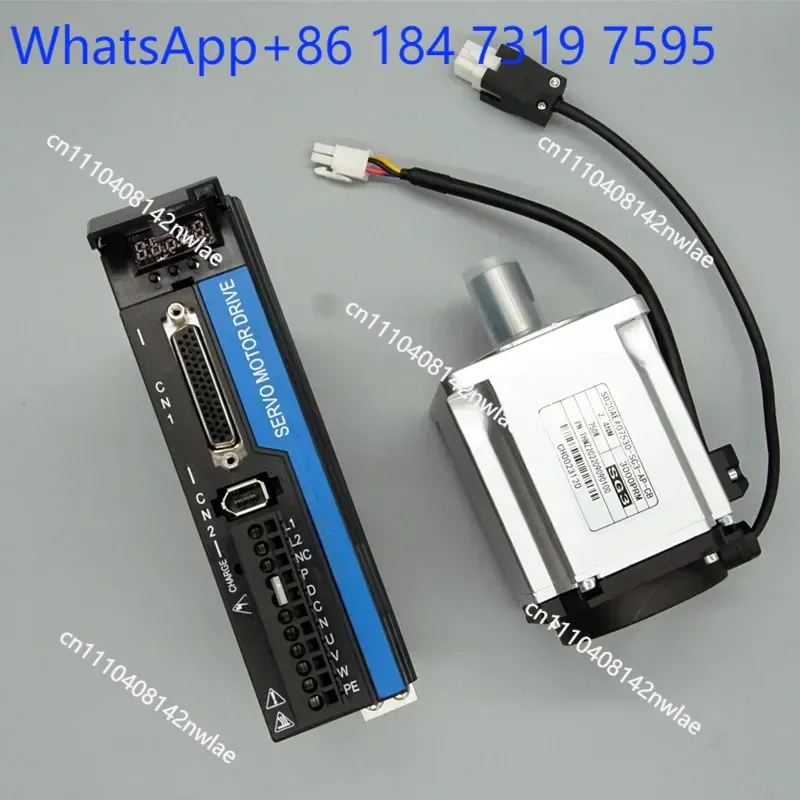 AC Servo Motor Set 17 Position Magnetic Single Turn Absolute Encoder 200W   Horizontal Installation Regular, 5V Check