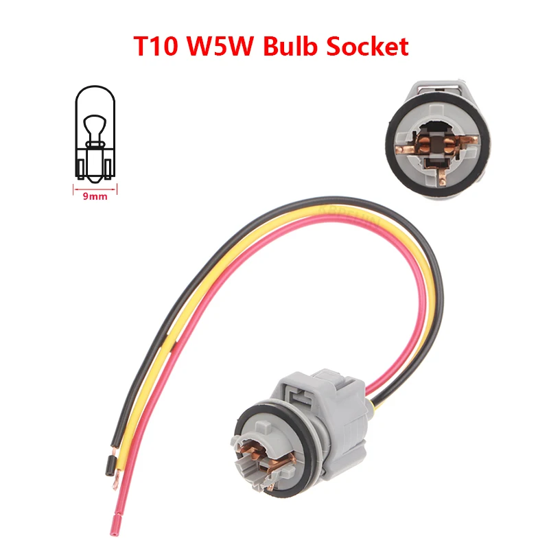 

1x для Toyota Prado габаритный светильник T10 W5W держатель лампы разъем адаптера аксессуары